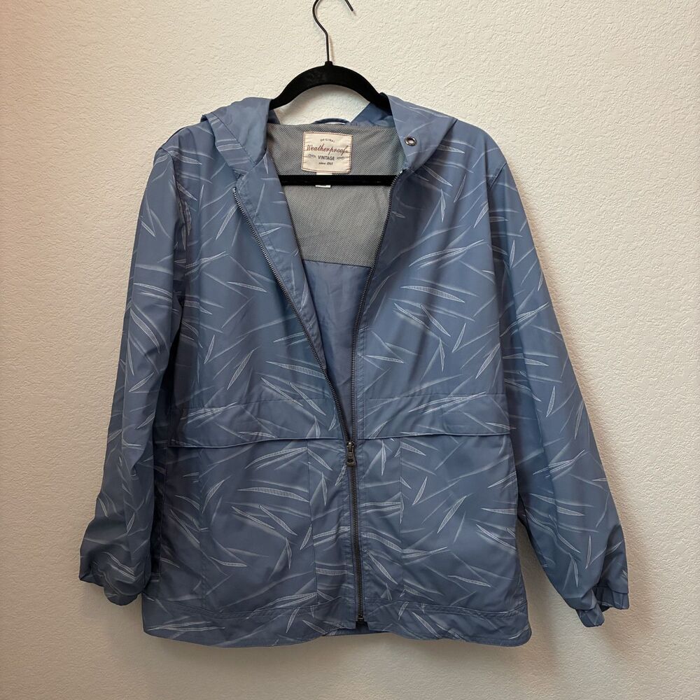 Weatherproof Vintage Blue Water-Resistant Jacket Size M